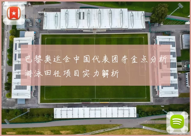 巴黎奥运会中国代表团夺金点分析游泳田径项目实力解析