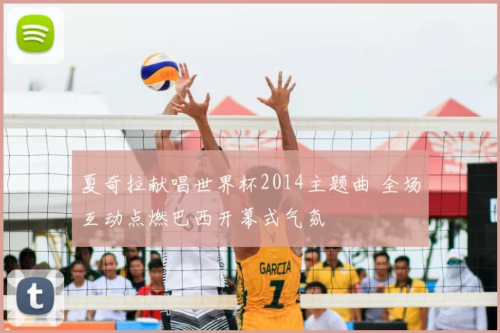 夏奇拉献唱世界杯2014主题曲 全场互动点燃巴西开幕式气氛